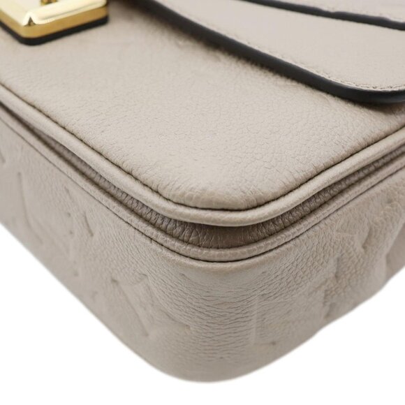 Louis Vuitton  Marceau Monogram Empreinte Leather Shoulder Bag Beige - Picture 8 of 11